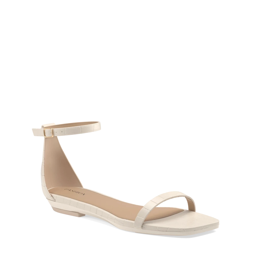 The Gigi - Ivory Crocodile 3 Stiletto