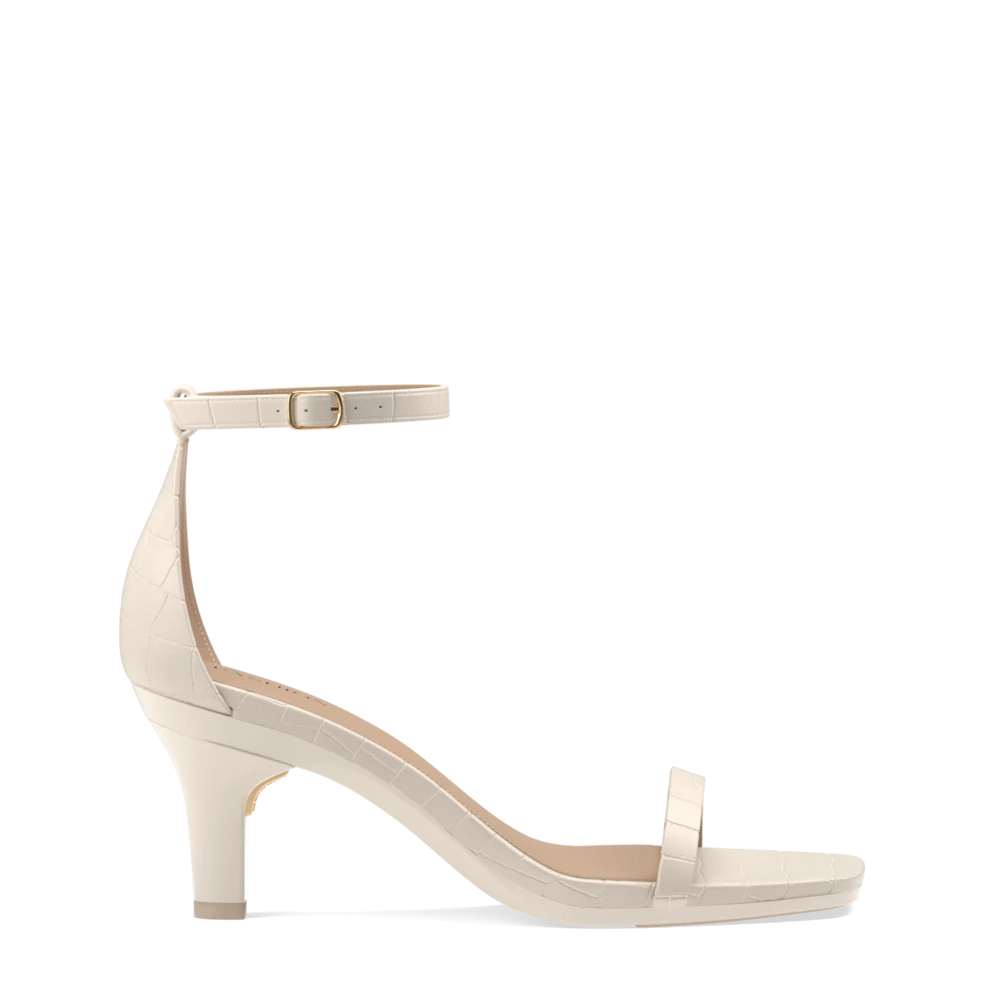 The Gigi - Ivory Crocodile 3 Stiletto