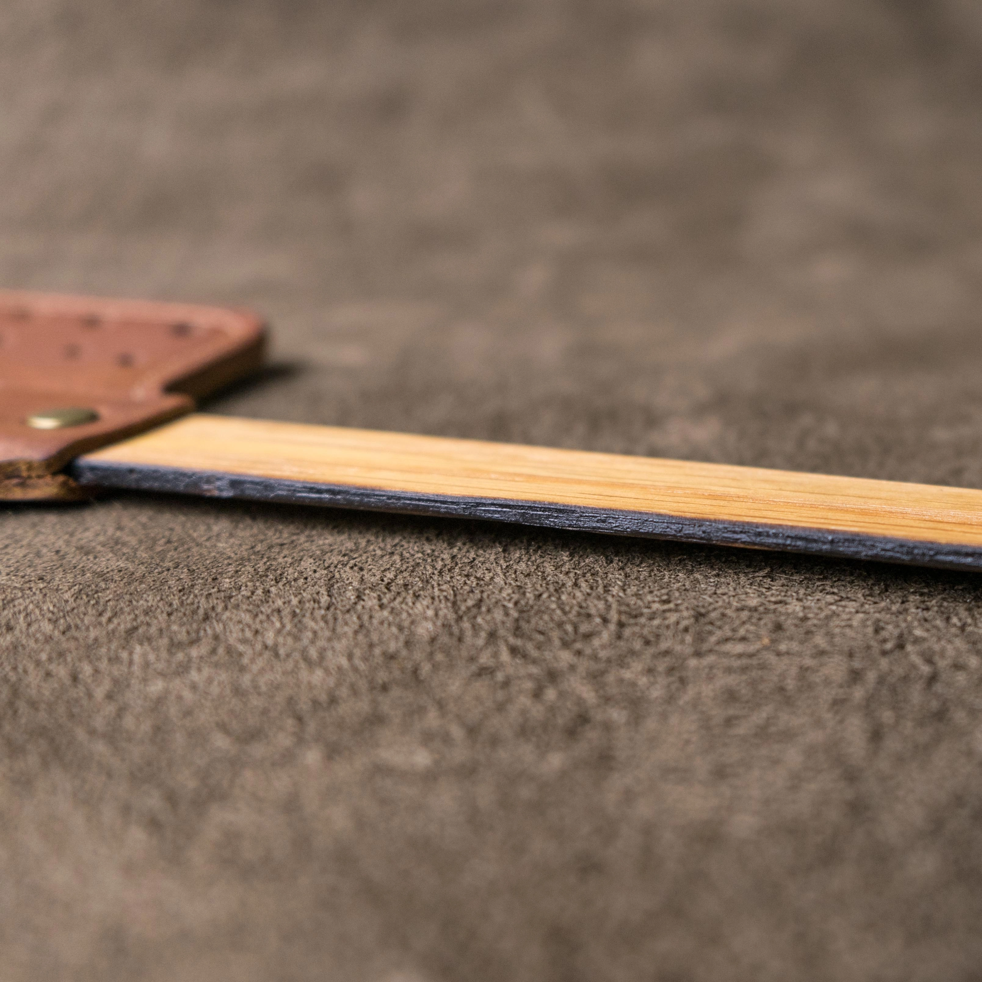 The Leather Swatter Whiskey Barrel Handle Fly Swatter Unique Groomsmen Gift