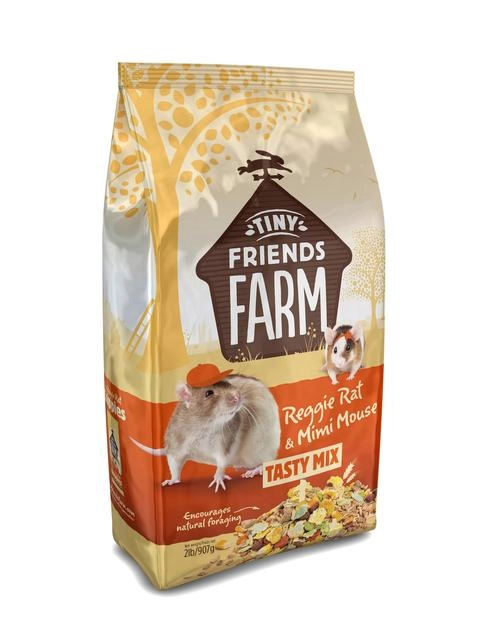 Tiny Friends Farm Reggie Rat Tasty Mix