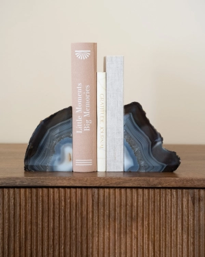 Unique Bookend Agate Stone Medium