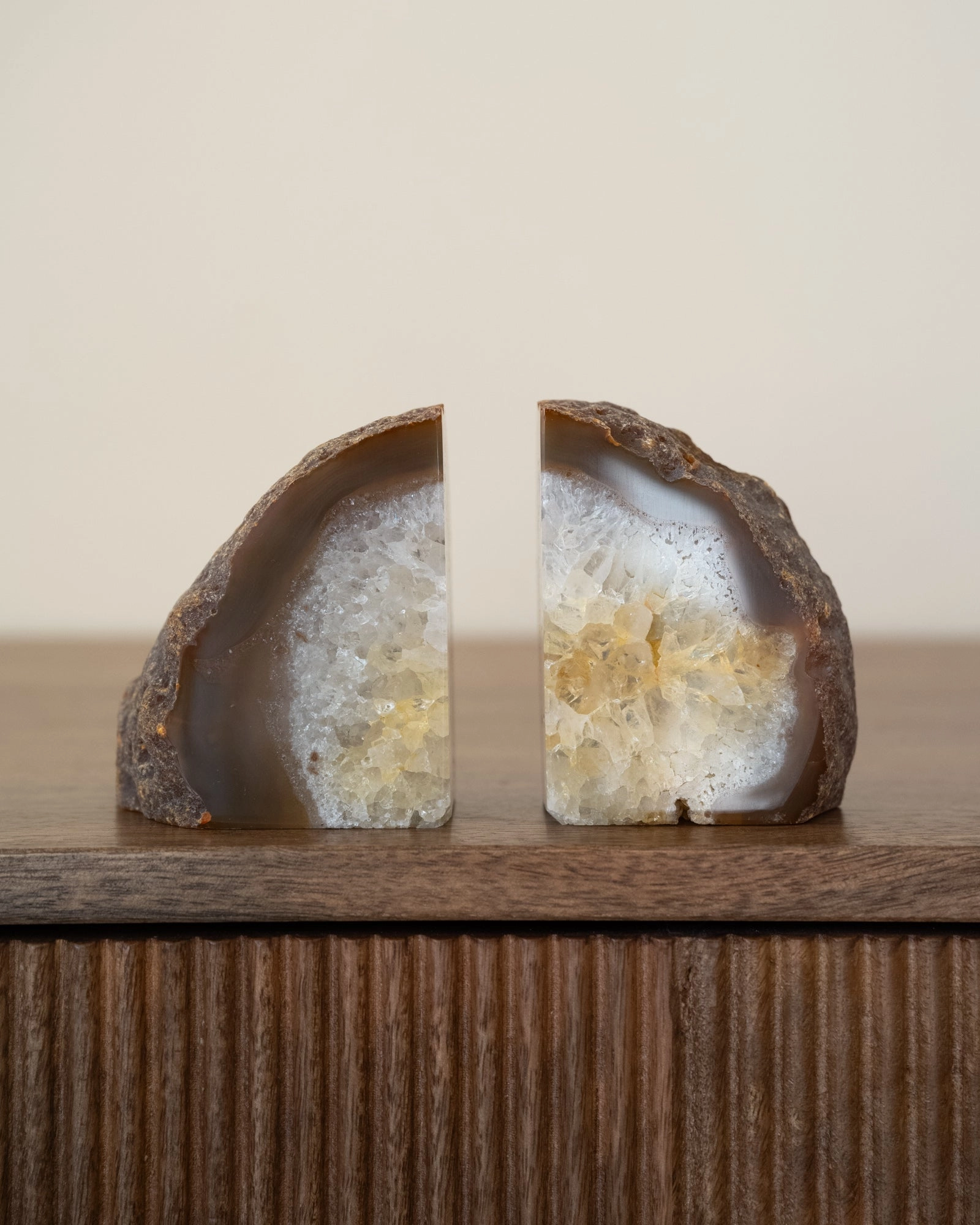 Unique Bookend Agate Stone Small