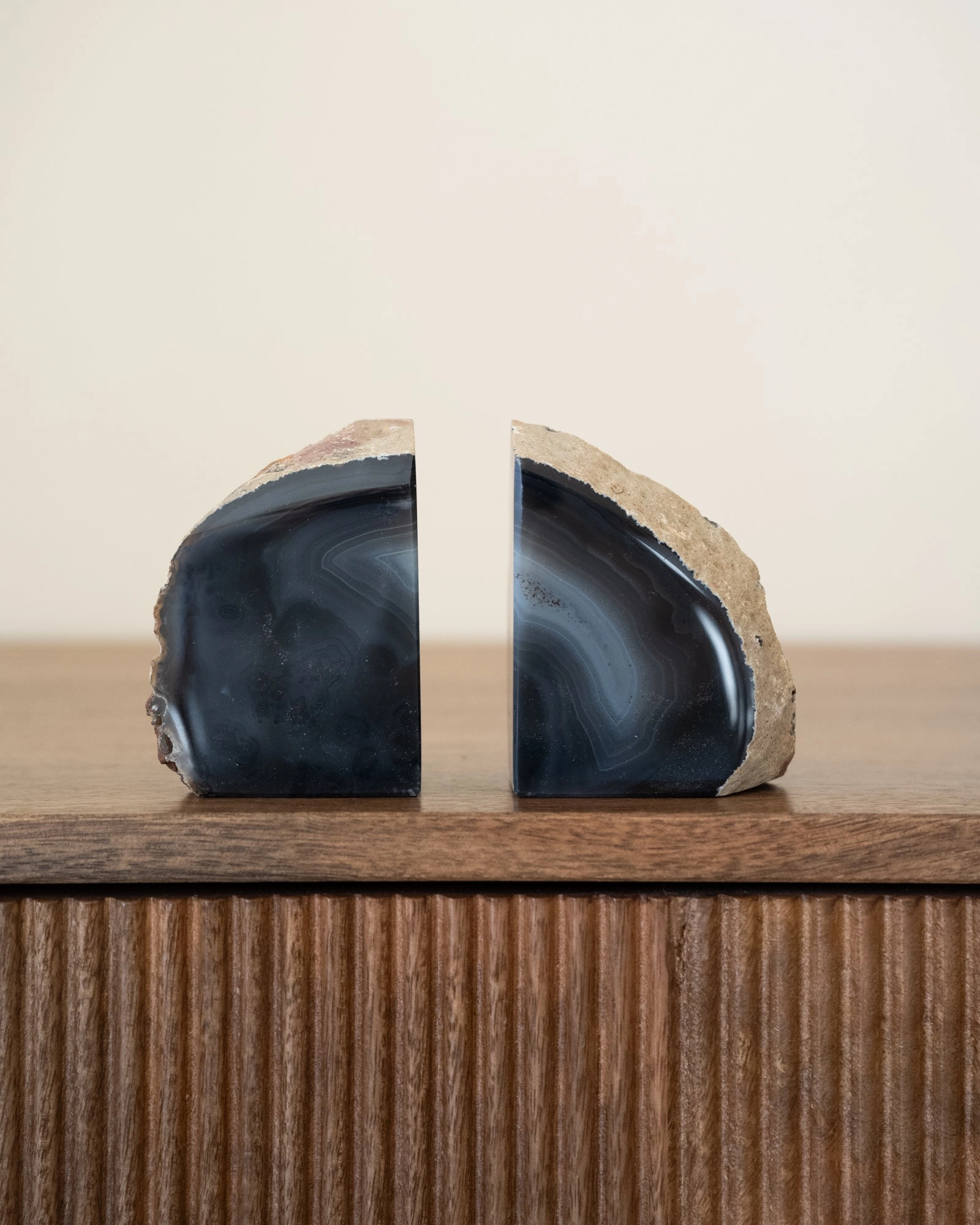 Unique Bookend Agate Stone Small