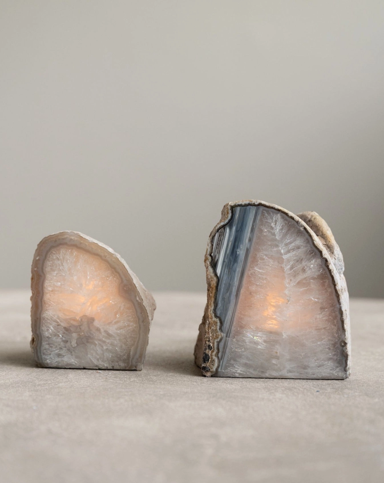 Unique Tealight Holder Agate Stone
