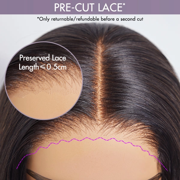 Weekly Special | Blonde 613 Silky Straight Glueless 5x5 Closure HD Lace Wig Pre-Cut Lace