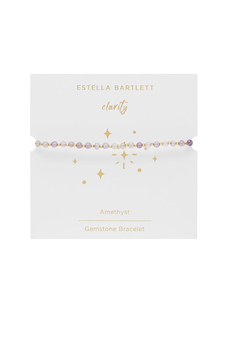 Wellness Amethyst Gemstone Amelia Bracelet