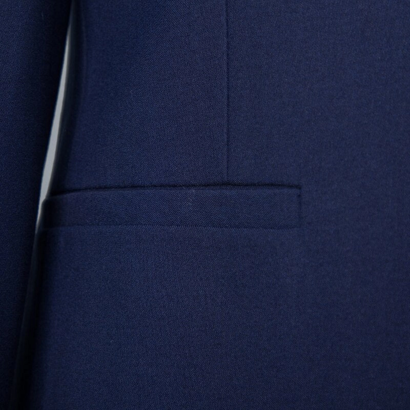 West Louis™ Slim Fit Business Casual Single-Breasted 3 Piece Suit (Jacket Vest Pants)