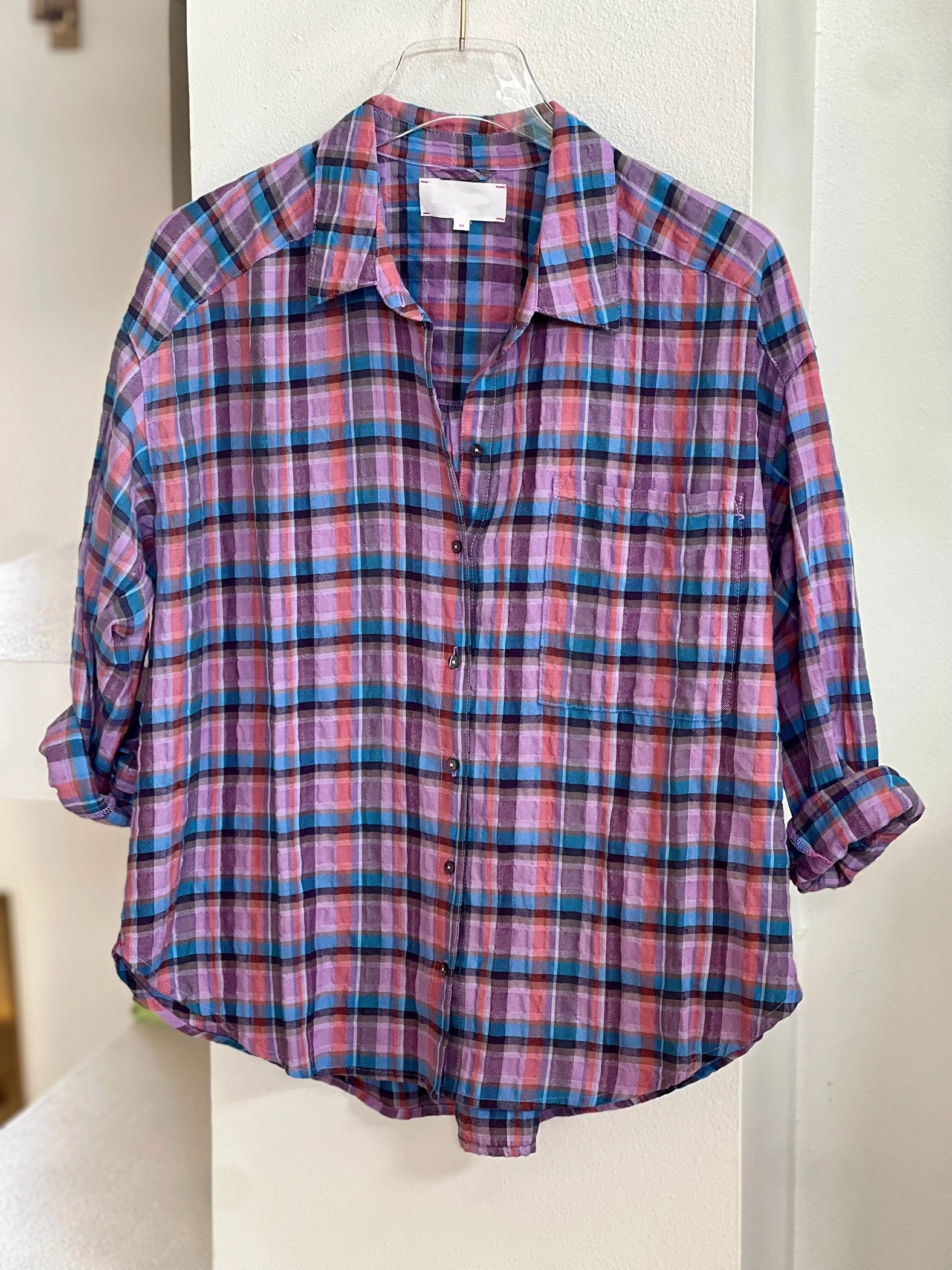 Xix5wtp000 Plaid Top