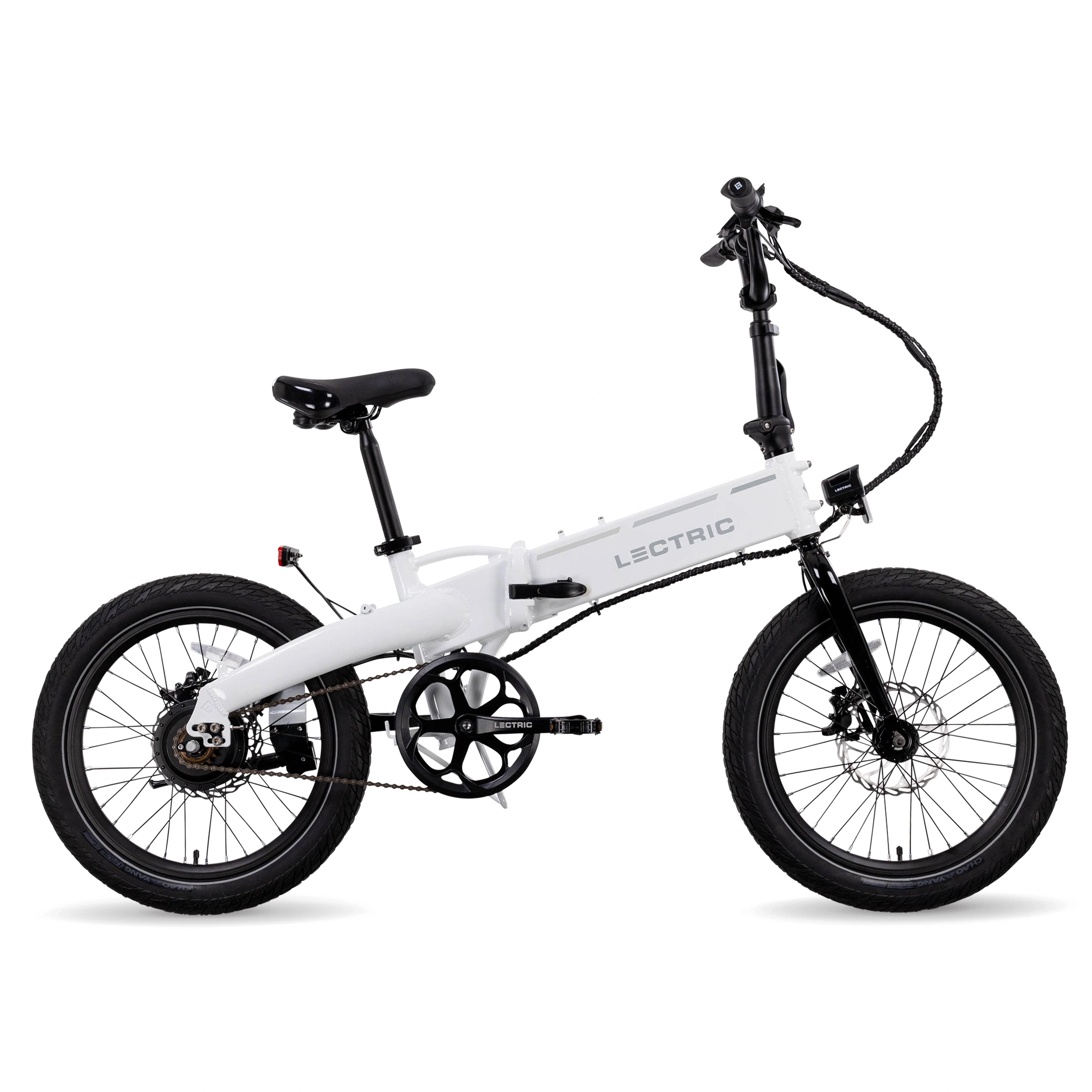 XP Lite 2.0 Arctic White Long-Range   FREE Rear Rack, Fenders, Elite Headlight, Suspension Seat Post ($316 Value)